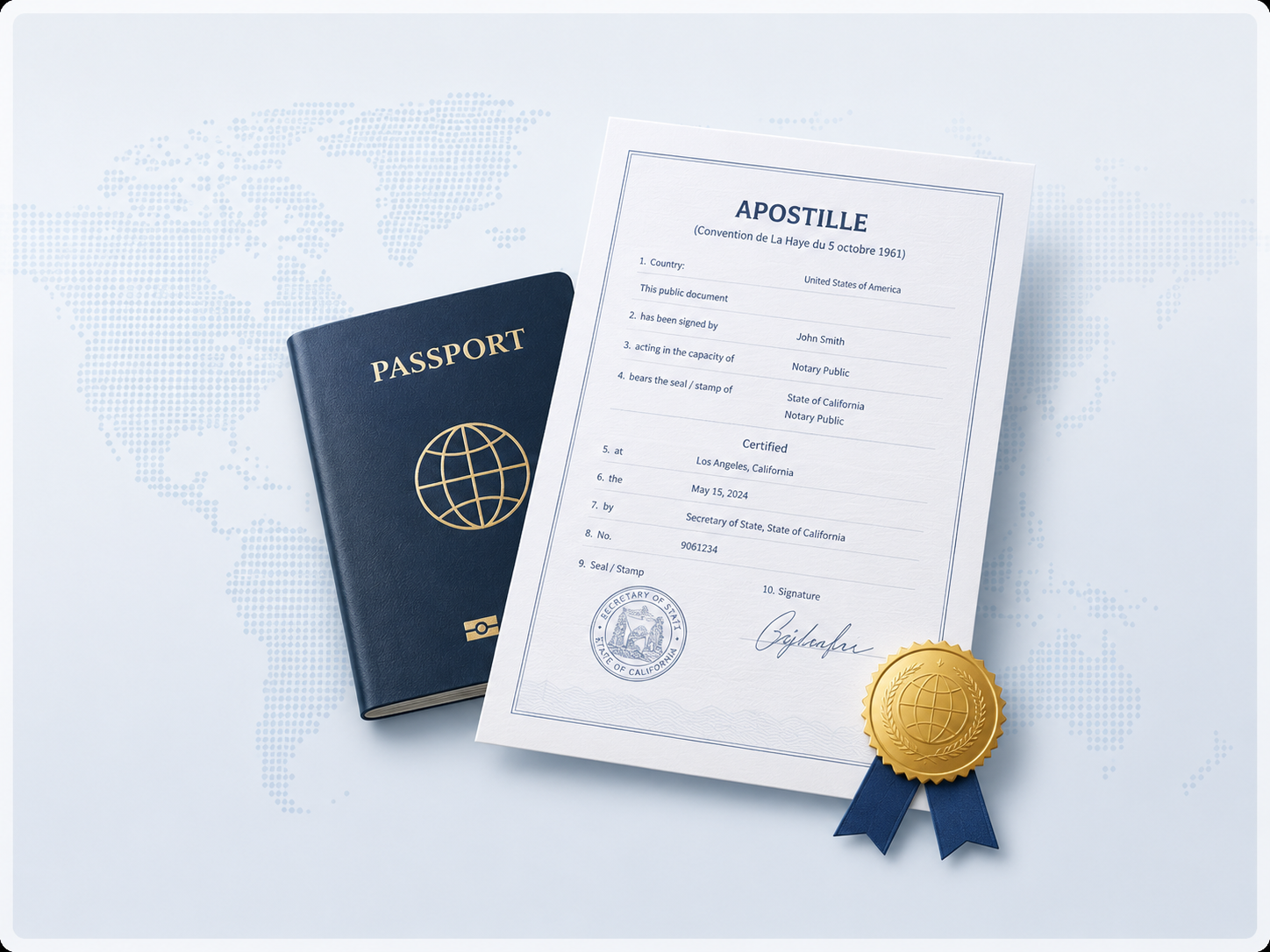 Official Notarization and Apostille Documents
